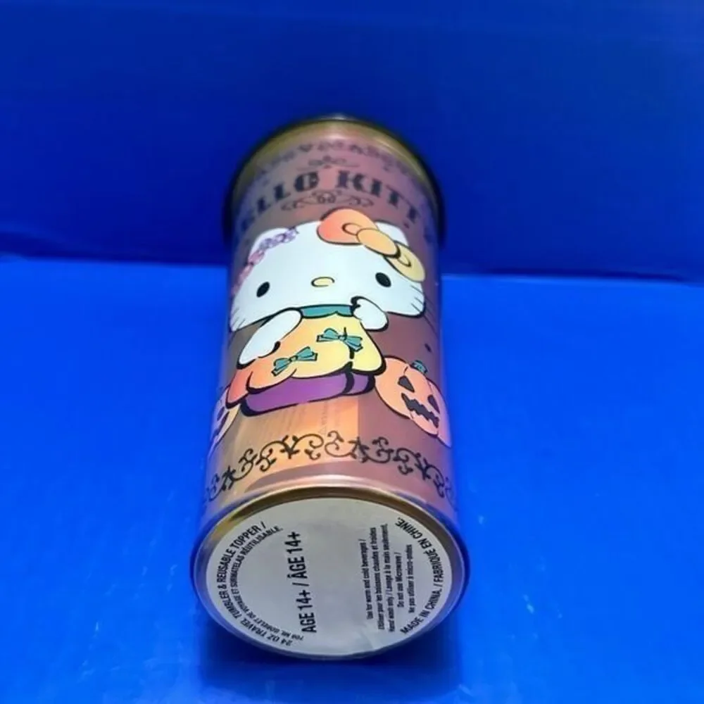 Hello Kitty Halloween Pumpkin Travel Tumbler Cup